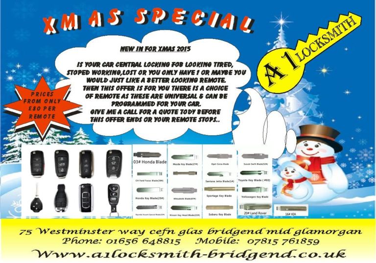 a1locksmithbridgendcarkeysflyer 768x538